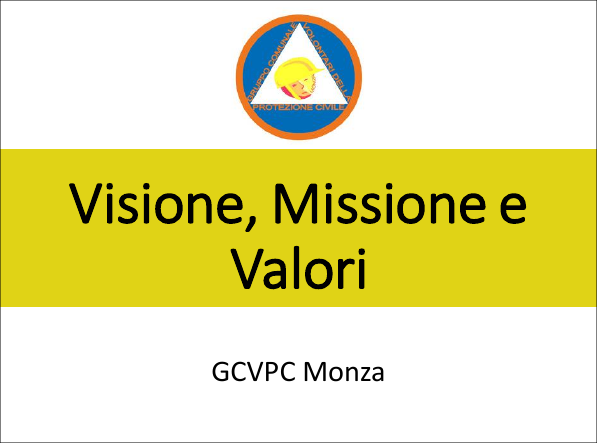 VisioneMissioneValori